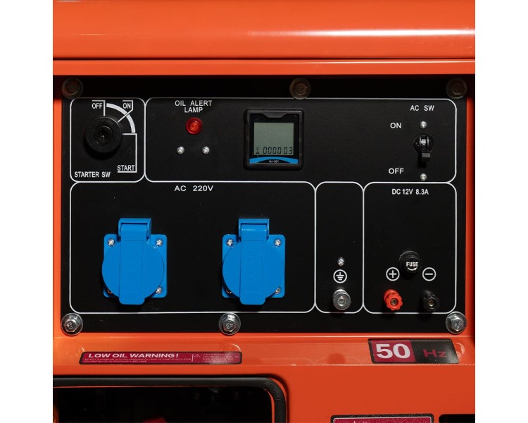 Генератор дизельний однофазний 5 кВт Bison BS8500Q