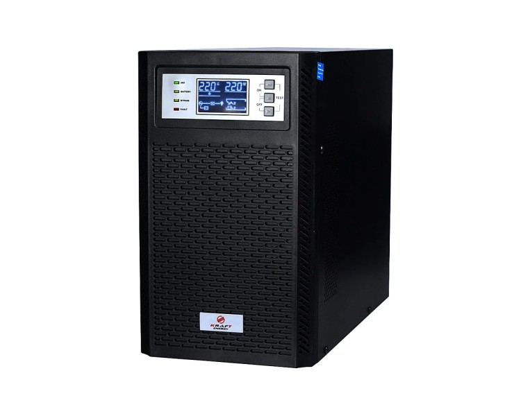 Джерело безперебійного живлення KRF-T1000VA/1KW(LCD) Pro Online UPS Kraft