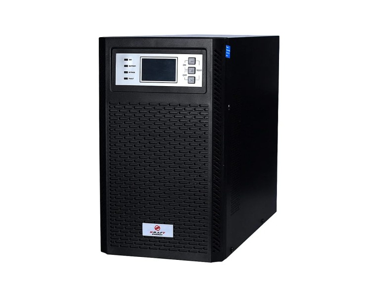 Джерело безперебійного живлення Kraft KRF-T10KVA/10KW(LCD)Ex Pro Online UPS під зовнішній акумулятор