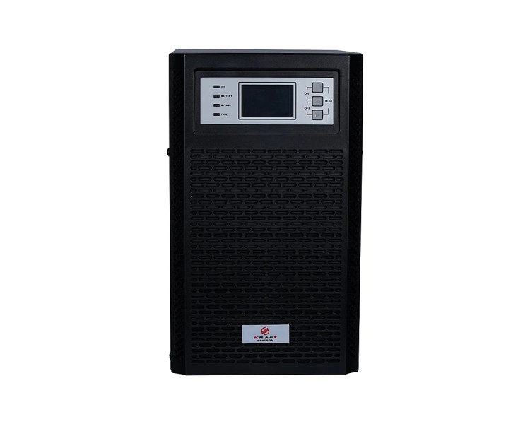 Джерело безперебійного живлення Kraft KRF-T2000VA/2KW(LCD)Ex Pro Online UPS під зовнішній акумулятор