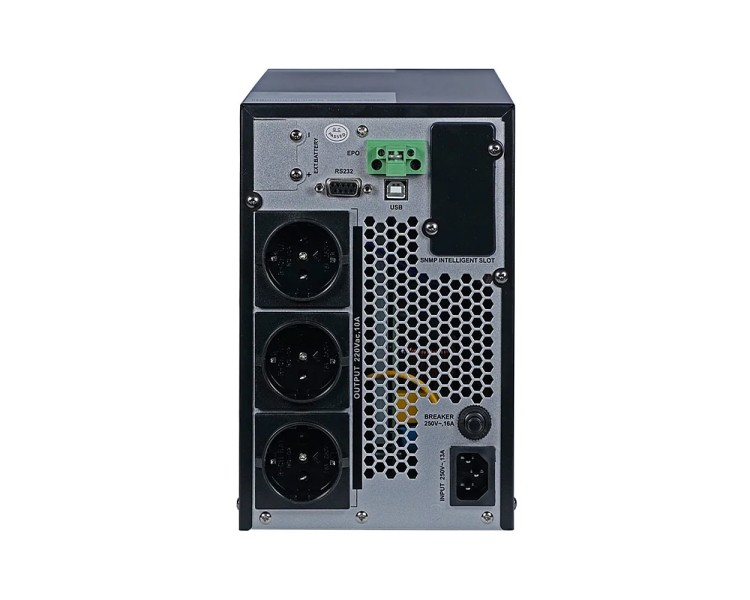 Джерело безперебійного живлення Kraft KRF-T2000VA/2KW(LCD)Ex Pro Online UPS під зовнішній акумулятор