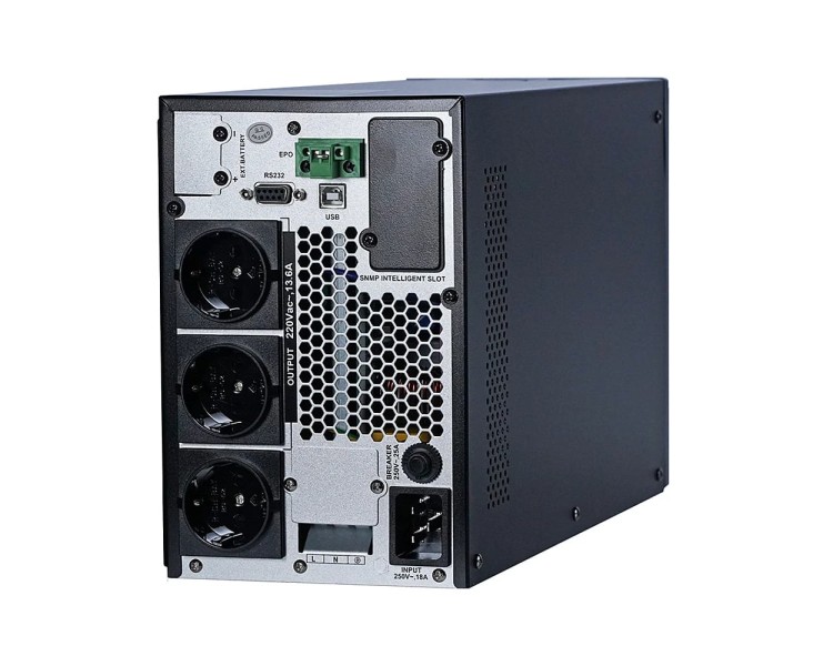 Джерело безперебійного живлення Kraft KRF-T3000VA/3KW(LCD)Ex Pro Online UPS під зовнішній акумулятор