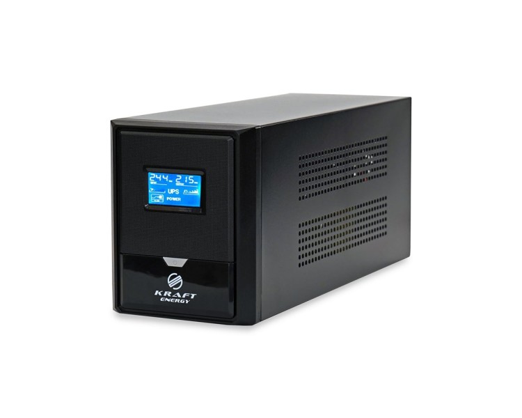 Джерело безперебійного живлення Kraft KRF-B1000VA/600W(LCD)24V UPS під зовнішній акумулятор