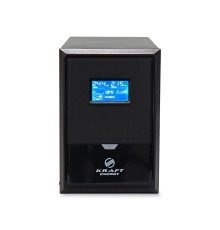 Джерело безперебійного живлення Kraft KRF-B2000VA/1200W(LCD)24V UPS під зовнішній акумулятор