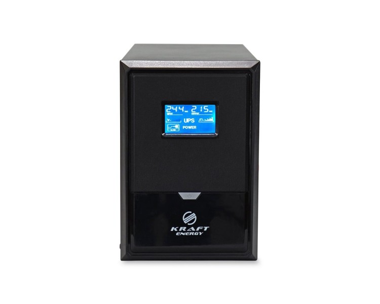Джерело безперебійного живлення Kraft KRF-B2000VA/1200W(LCD)24V UPS під зовнішній акумулятор