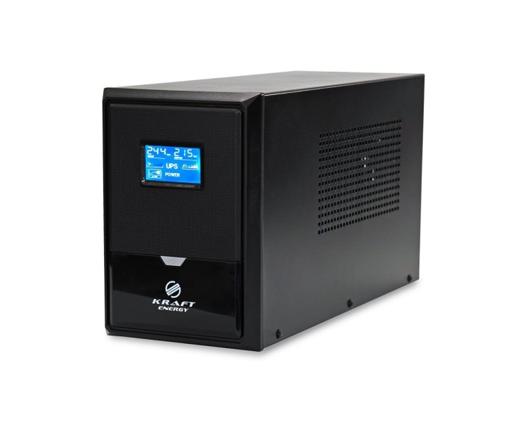 Джерело безперебійного живлення Kraft KRF-B2000VA/1200W(LCD)24V UPS під зовнішній акумулятор