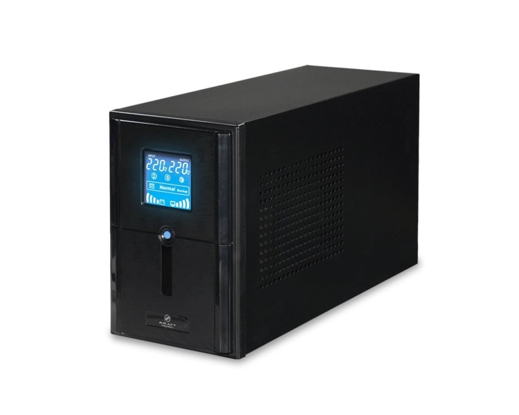 Джерело безперебійного живлення Kraft KRF-PSW1000VA/800W(LCD)24V UPS під зовнішній акумулятор