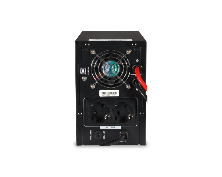 Джерело безперебійного живлення Kraft KRF-PSW1000VA/800W(LCD)24V UPS під зовнішній акумулятор