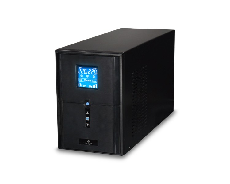 Джерело безперебійного живлення Kraft KRF-PSW2000VA/1600W(LCD)24V UPS під зовнішній акумулятор