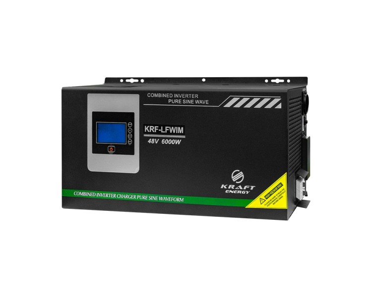 Гібридний низькочастотний інвертор 6kW Kraft KRF-LFWIM-6KW/48V-60A