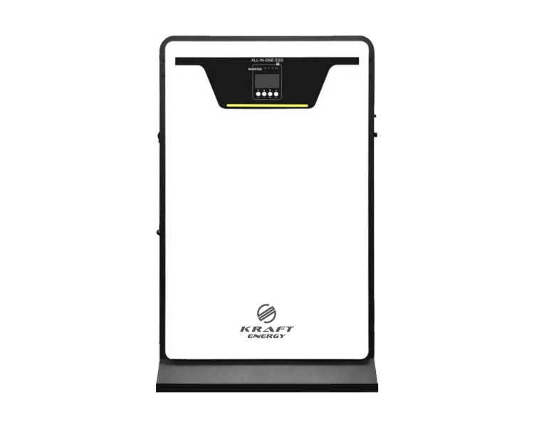 Гібридний інвертор 5kW Kraft KRF-HISA-5KW/10kwh-80A з вбудованою акумуляторною батареєю LiFePO4