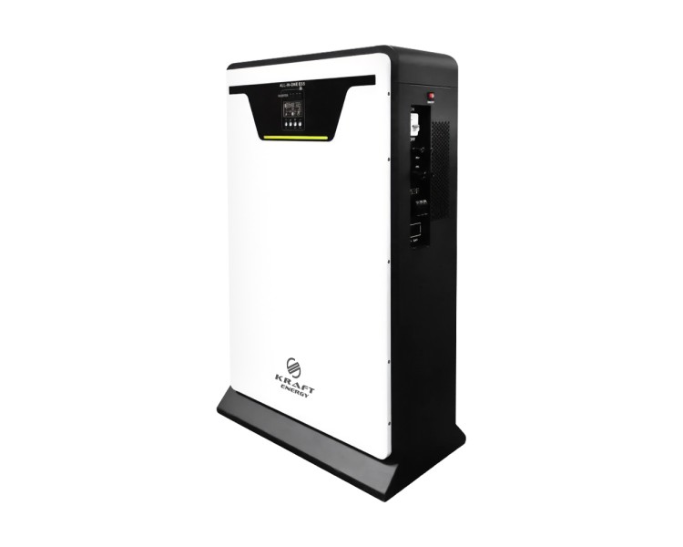 Гібридний інвертор 5kW Kraft KRF-HISA-5KW/10kwh-80A з вбудованою акумуляторною батареєю LiFePO4