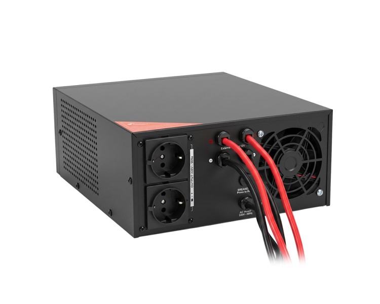 Інвертор Kraft KRF-AVR1200VA/1КW-12V з правильною синусоїдою під зовнішній акумулятор