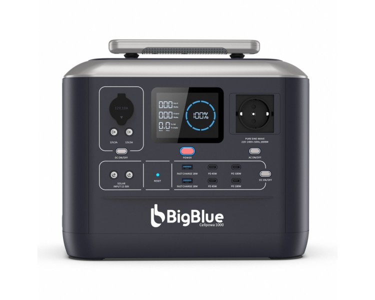 Портативна зарядна станція BigBlue CP1000 1000W 1075.2Wh