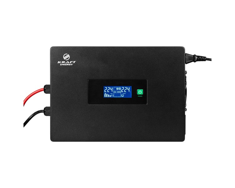 Високочастотний інвертор 600VA/600W Kraft KRF-SAVR600VA/600W-12V під зовнішній акумулятор