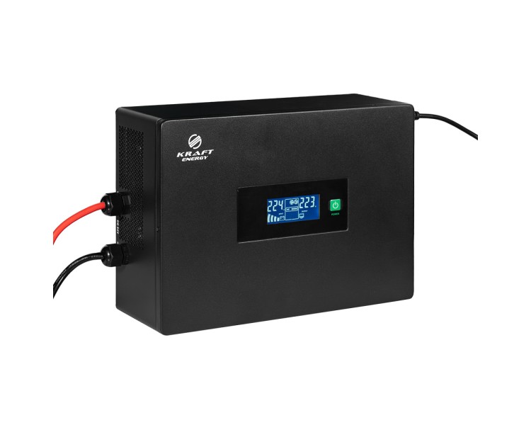 Високочастотний інвертор 1500VA/1.5kW Kraft KRF-SAVR1500VA/1.5kW-24V під зовнішній акумулятор