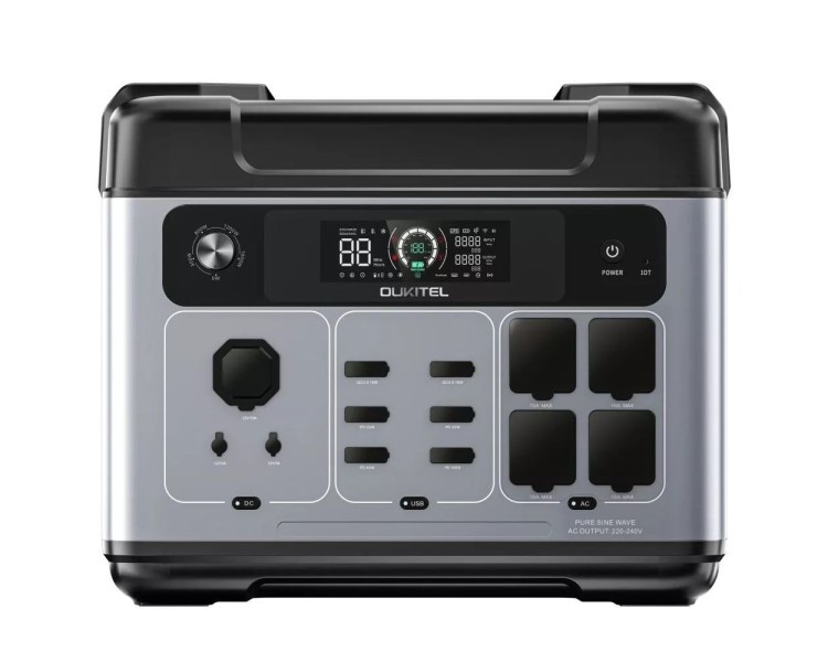 Портативна зарядна станція OUKITEL P2001E PLUS 2400W 2048Wh
