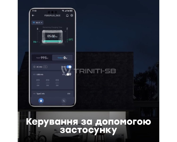 Портативна зарядна станція OUKITEL P2001E PLUS 2400W 2048Wh