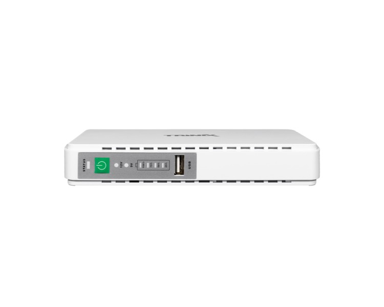 Джерело безперебійного живлення DC UPS Trinix TRX-MUPS-2512 (10000mAh) 5V/9V/12V/15V/24V/PoE, Li-ion 4*2.5Ah, для роутера і медіаконвертера