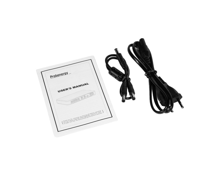 Джерело безперебійного живлення Mini UPS Probenergy DC-30WA 8800mAh 5V/9V/12V/15V, Li-ion 4*2.2Ah, для роутера і медіаконвертера