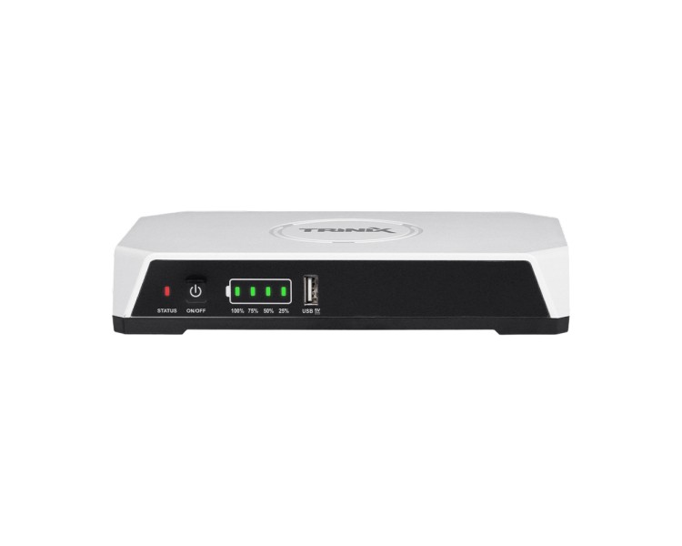 Джерело безперебійного живлення DC UPS Trinix TRX-MUPS-3648PoE (20000mAh LiFePo4) 5V/9V/12V/24V/48V/PoE, LiFePo4 4*5Ah, для роутера і медіаконвертера