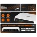 Джерело безперебійного живлення DC UPS Trinix TRX-MUPS-3648PoE (20000mAh LiFePo4) 5V/9V/12V/24V/48V/PoE, LiFePo4 4*5Ah, для роутера і медіаконвертера