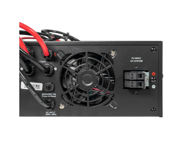 Гібридний інвертор 1200VA/1kW Kraft KRF-AVR1200VA/1КW-12V (MPPT 30А) для підключення сонячних панелей