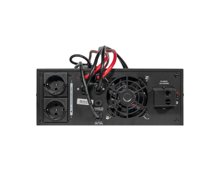 Гібридний інвертор 1200VA/1kW Kraft KRF-AVR1200VA/1КW-12V (MPPT 30А) для підключення сонячних панелей