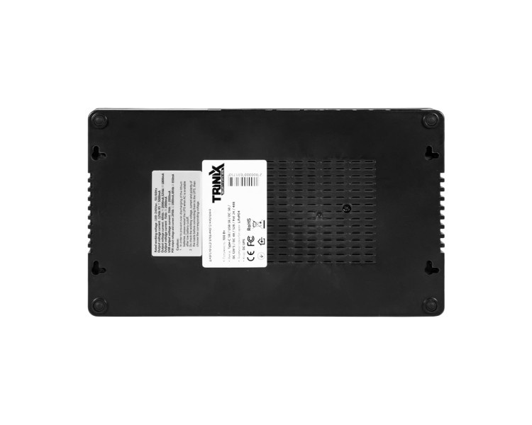 Джерело безперебійного живлення DC UPS Trinix TRX-MUPS-48100 Type-C (4*6000mAh LiFePo4) 5V/12V/24V/48V/52V/PoE, LiFePO4 4*6Ah, для роутера і медіаконвертера