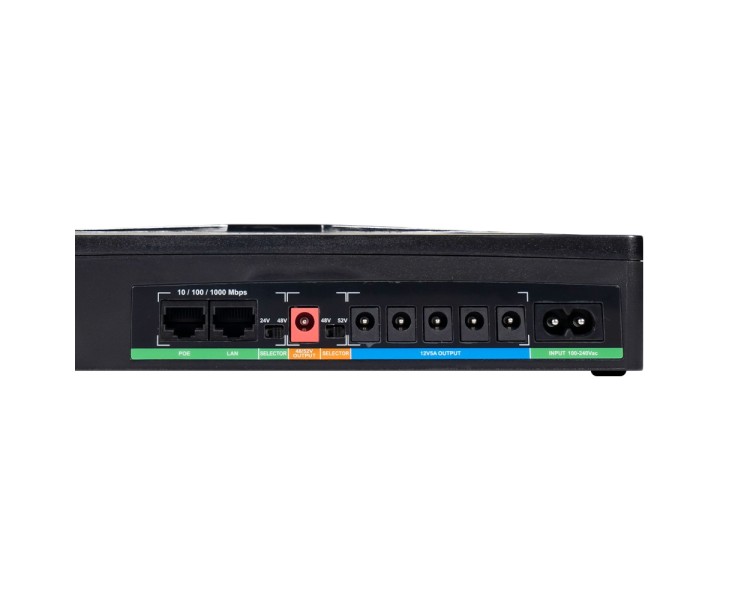 Джерело безперебійного живлення DC UPS Trinix TRX-MUPS-48100 Type-C (4*6000mAh LiFePo4) 5V/12V/24V/48V/52V/PoE, LiFePO4 4*6Ah, для роутера і медіаконвертера