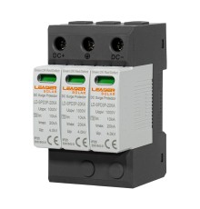 Обмежувач напруги DC 1000V Leader LD-SPD3P-20KA-1000V під DIN-рейку