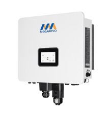 Гібридний однофазний інвертор для сонячних панелей 6kW Megarevo R6KL1DA-G2S 2 MPPT WiFi
