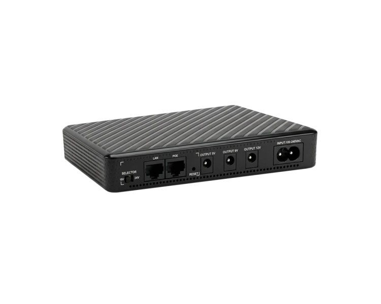 Джерело безперебійного живлення Mini UPS SKE POE-432N 8800mAh 5V/9V/12V/15V/24V/PoE, Li-ion 4*2.2Ah, для роутера та оптичного терміналу