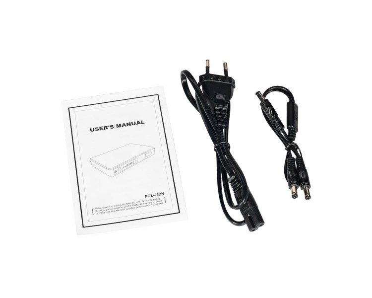 Джерело безперебійного живлення Mini UPS SKE POE-432N 8800mAh 5V/9V/12V/15V/24V/PoE, Li-ion 4*2.2Ah, для роутера та оптичного терміналу