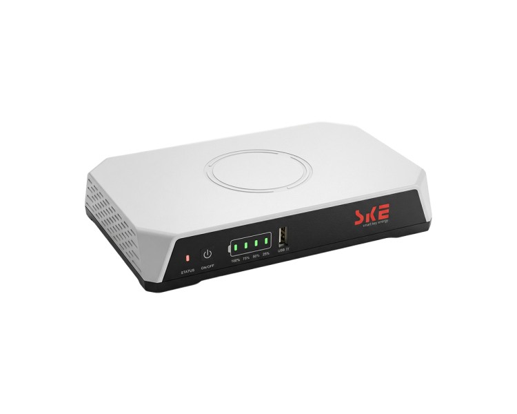 Джерело безперебійного живлення Mini UPS SKE POE-36E-LFP 48V 20000mAh 5V/9V/12V/24V/48V/PoE, LiFePO4 4*5Ah, для роутера та оптичного терміналу