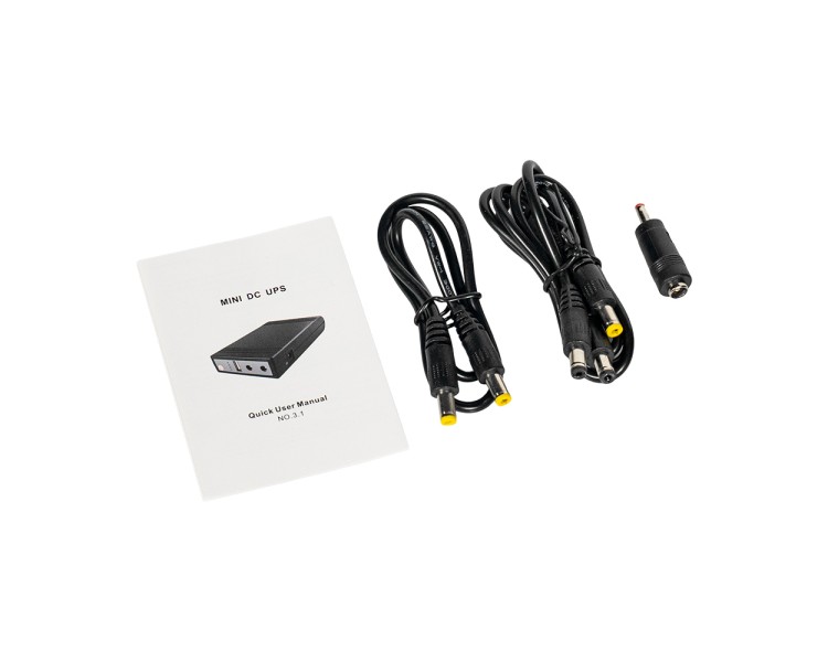 Джерело безперебійного живлення Mini UPS WGP UPS103A 10400mAh 5V/12V/12V, Li-ion 4*2.6Ah, для роутера та оптичного терміналу