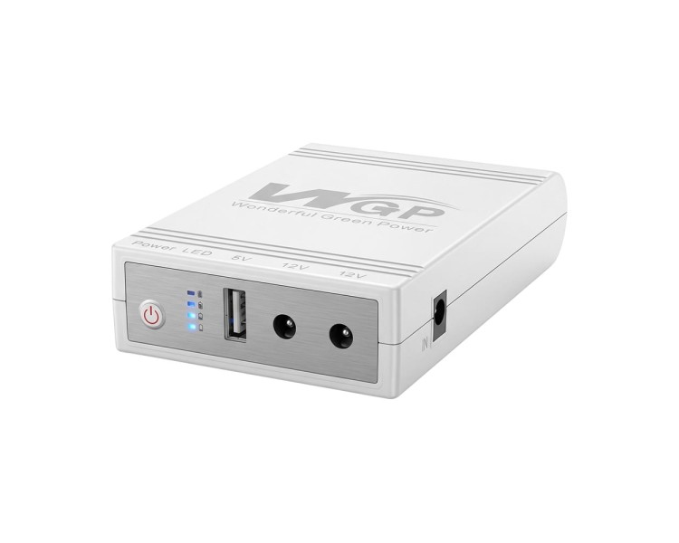 Джерело безперебійного живлення Mini UPS WGP UPS103C 16000mAh 5V/12V/12V, Li-ion 4*4Ah, для роутера та оптичного терміналу
