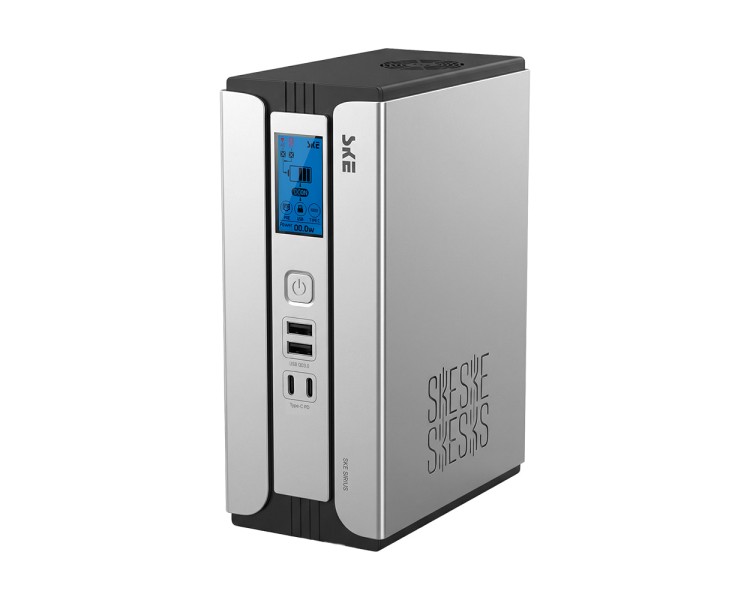 Джерело безперебійного живлення Mini UPS SKE SIRIUS 45W 30000mAh 5V/9V/12V/24V/PoE, LiFePO4 2*15Ah, для роутера та оптичного терміналу