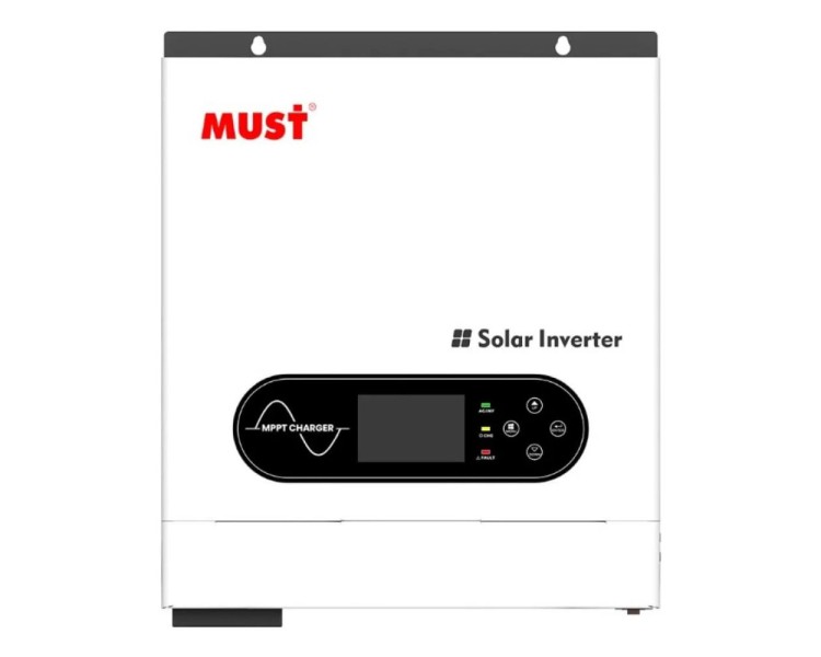 Автономний високочастотний інвертор для сонячних панелей 4kW Must PV18-4024 ECO DC24V, MPPT (100А, 60-360 VDC) off-grid