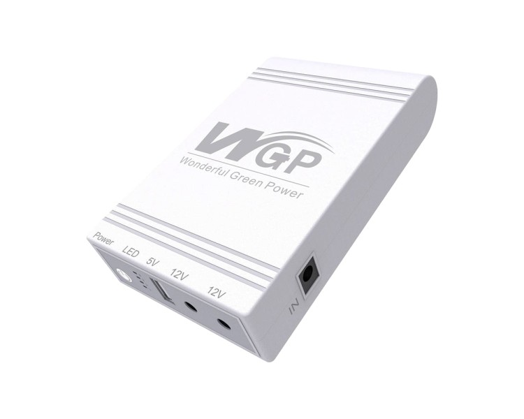 Джерело безперебійного живлення Mini UPS WGP UPS103C 20000mAh 5V/12V/12V, Li-ion 4*5Ah, для роутера та оптичного терміналу
