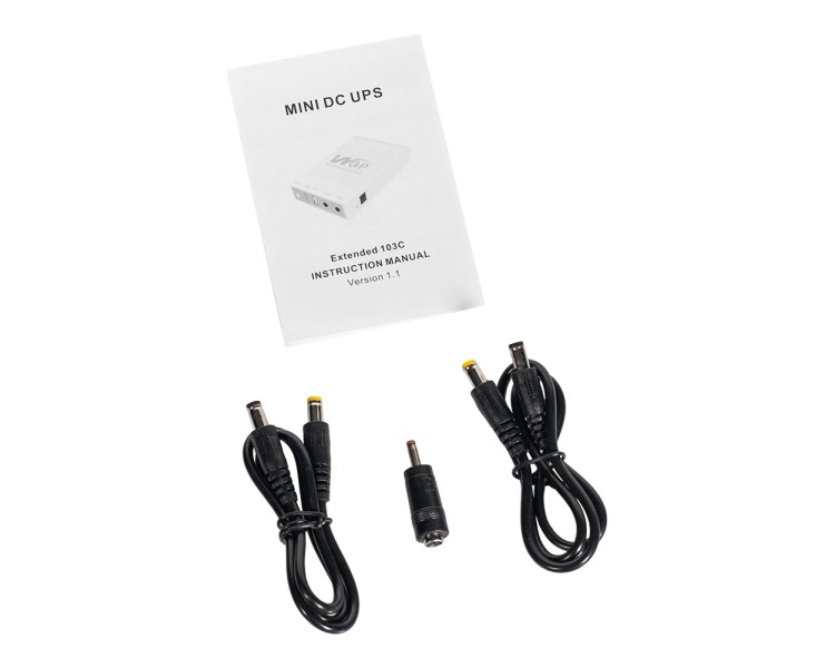 Джерело безперебійного живлення Mini UPS WGP UPS103C 20000mAh 5V/12V/12V, Li-ion 4*5Ah, для роутера та оптичного терміналу