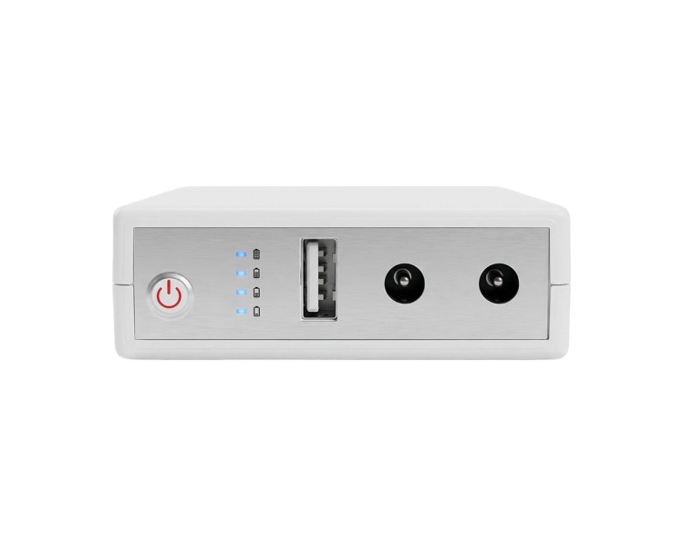 Джерело безперебійного живлення Mini UPS WGP UPS103A White 10400mAh 5V/9V/12V, Li-ion 4*2.6Ah, для роутера та оптичного терміналу