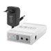 Комплект Mini UPS з блоком живлення: джерело безперебійного живлення Mini UPS WGP UPS103C 16000mAh 5V/12V/12V, Li-ion 4*4Ah, для роутера і оптичного термінала та блок живлення SPF-1202B 12V/2A (24W)