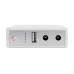 Комплект Mini UPS з блоком живлення: джерело безперебійного живлення Mini UPS WGP UPS103A White 10400mAh 5V/9V/12V, Li-ion 4*2.6Ah, для роутера і оптичного термінала та блок живлення SPF-1202B 12V/2A (24W)