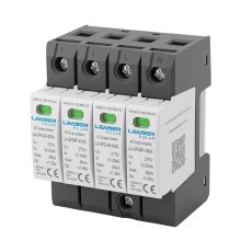 Обмежувач напруги Leader LA-SPD4P-40KA (3P+N) 275V AC під DIN-рейку