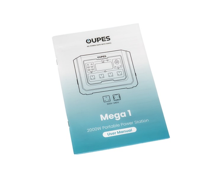 Портативна зарядна станція OUPES Mega 1 S1 2000W 1024Wh LiFePO4