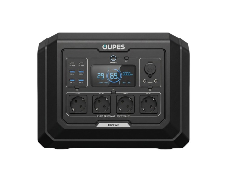 Портативна зарядна станція OUPES Mega 1 S1 2000W 1024Wh LiFePO4