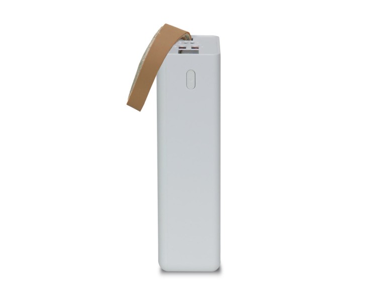 Повербанк 30000mAh Power Bank Kraft TPB-2330 White 22.5W QC3.0 LED-ліхтар