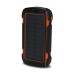 Повербанк з сонячною панеллю 30000mAh Power Bank Kraft TPB-1830SLP Orange 18W QC2.0 LED-ліхтар