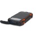 Повербанк з сонячною панеллю 30000mAh Power Bank Kraft TPB-1830SLP Orange 18W QC2.0 LED-ліхтар